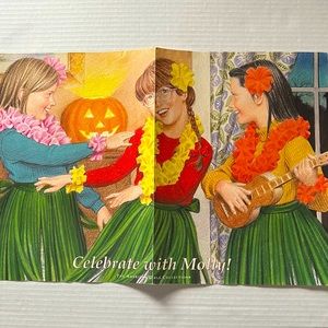 VINTAGE AMERICAN GIRL CELEBRATE WITH MOLLY POSTER ***RARE***